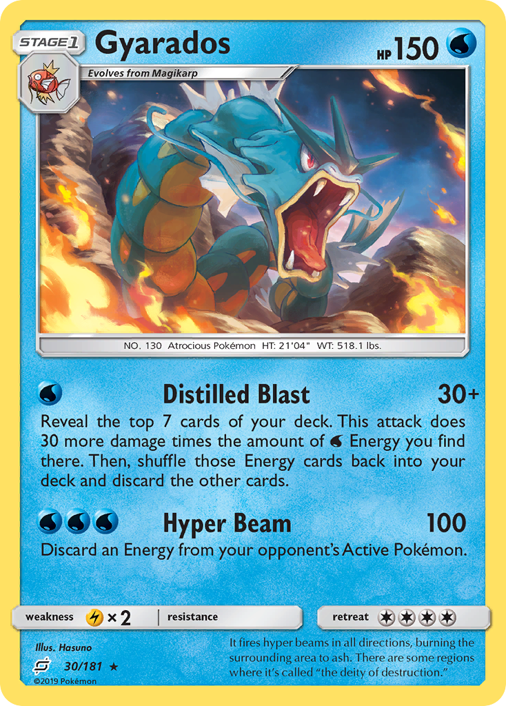 Team Up Holo Gyarados #30/181